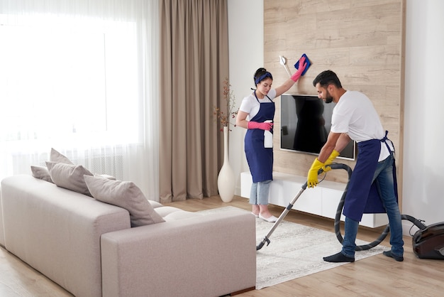2 BHK deep cleaning in Gurgaon — furnished bedrooms and living room after professional cleaning